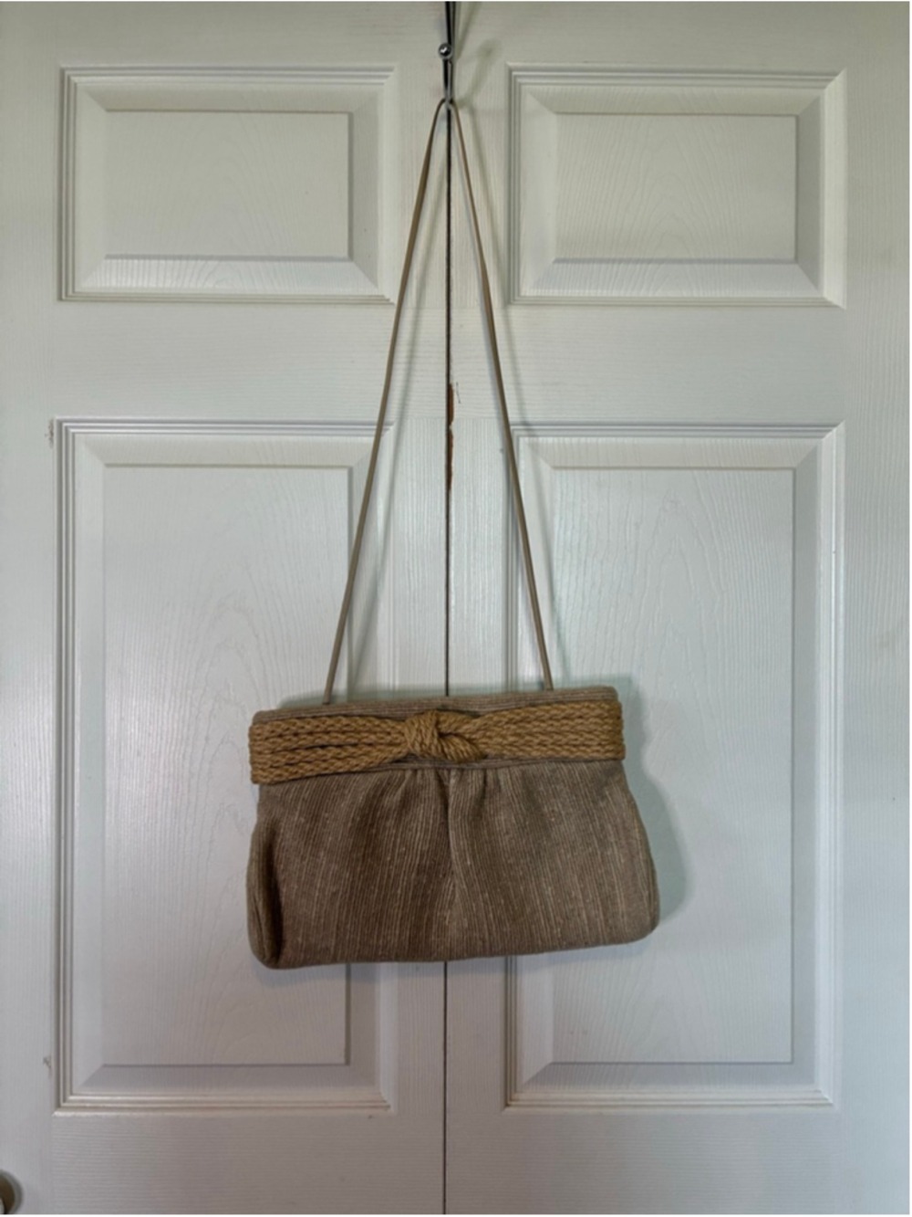 Morris Moskowitz Beige Shoulder Bag One Size